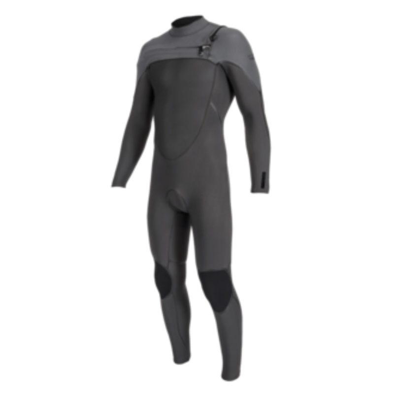 Oneill Psycho Tech 4/3mm Chest Zip Full Wetsuit in Midnight oil and Smoke