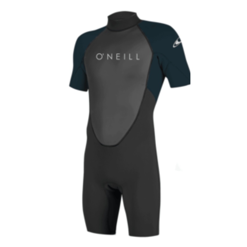 Oneill Reactor-2 2mm Back Zip Spring Wetsuit in Black and Slate