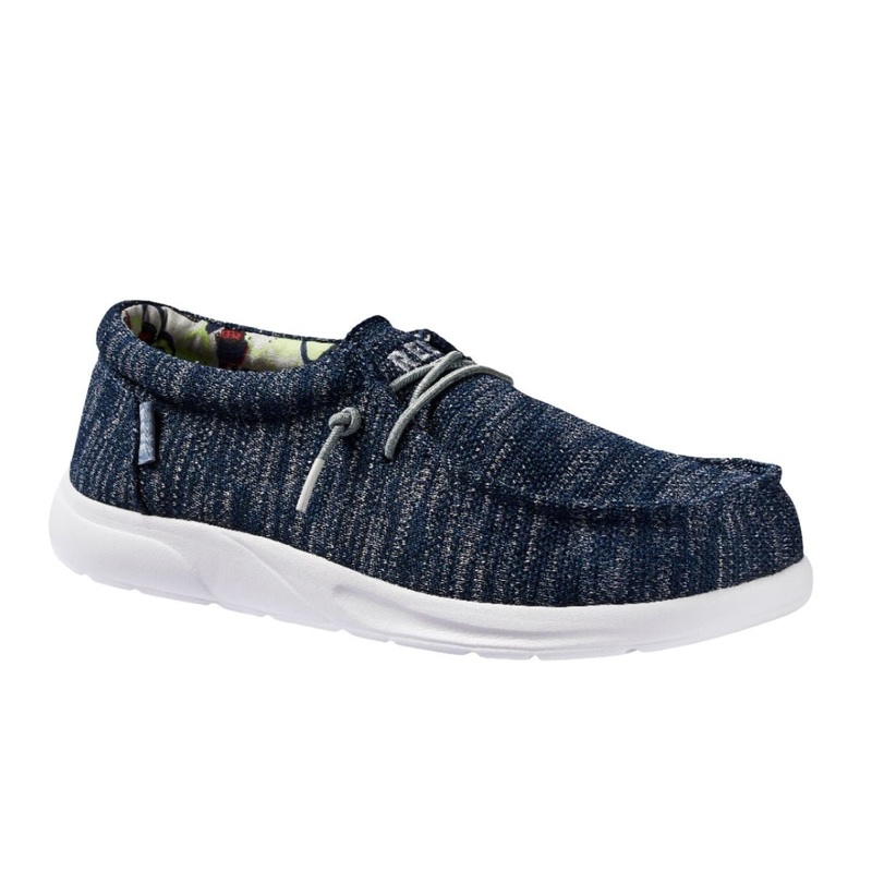Reef Kids Cushion Coast in Navy Shark Kid’s Sandal