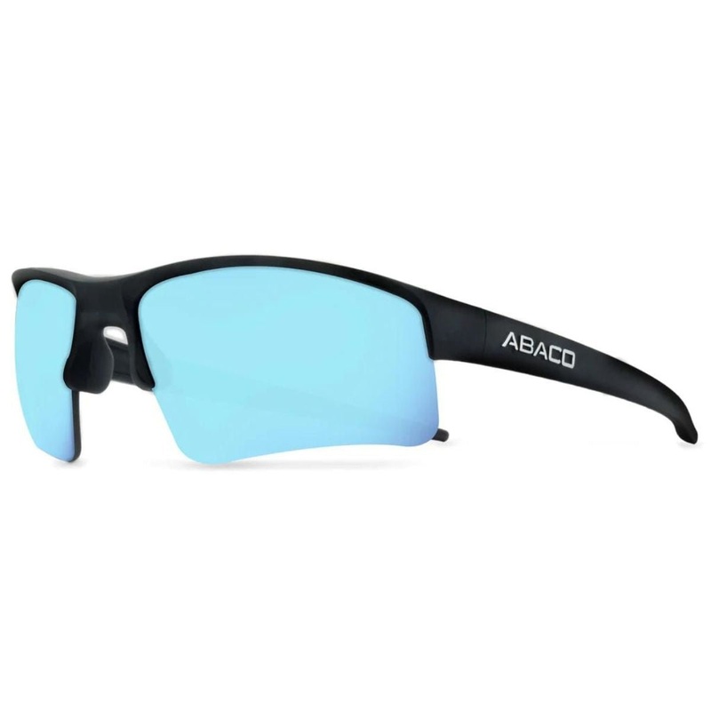 Abaco Forty Four – Forty Four Sunglasses in Matte Black/Caribbean Blue