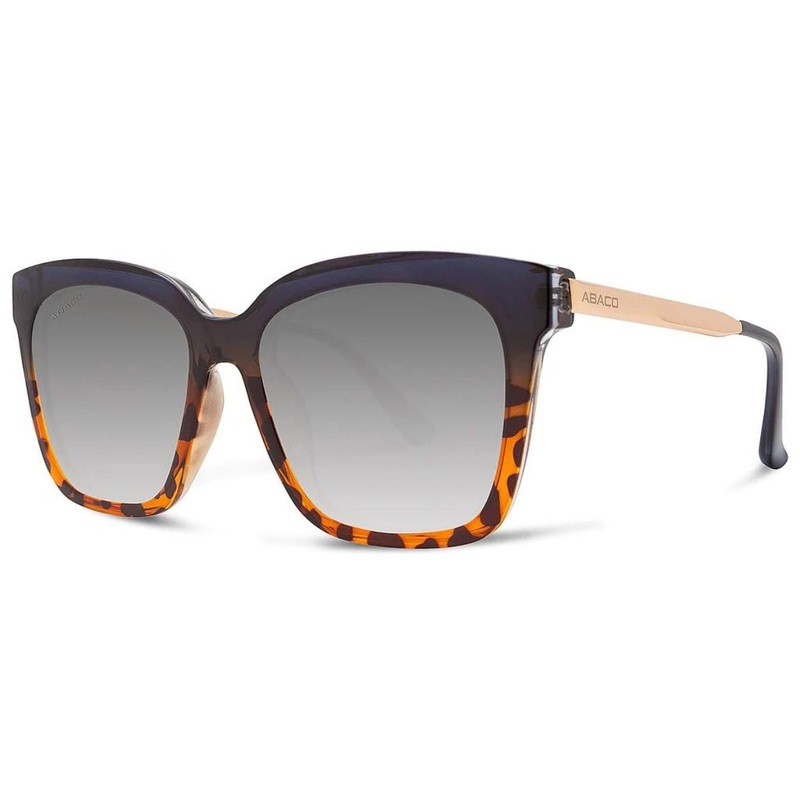 Abaco Zoe Sunglasses in Navy Tortoise Fade/Grey Gradient