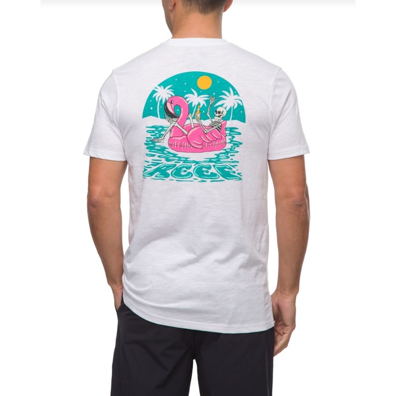 Reef Floaton Men’s Tee in Bright White