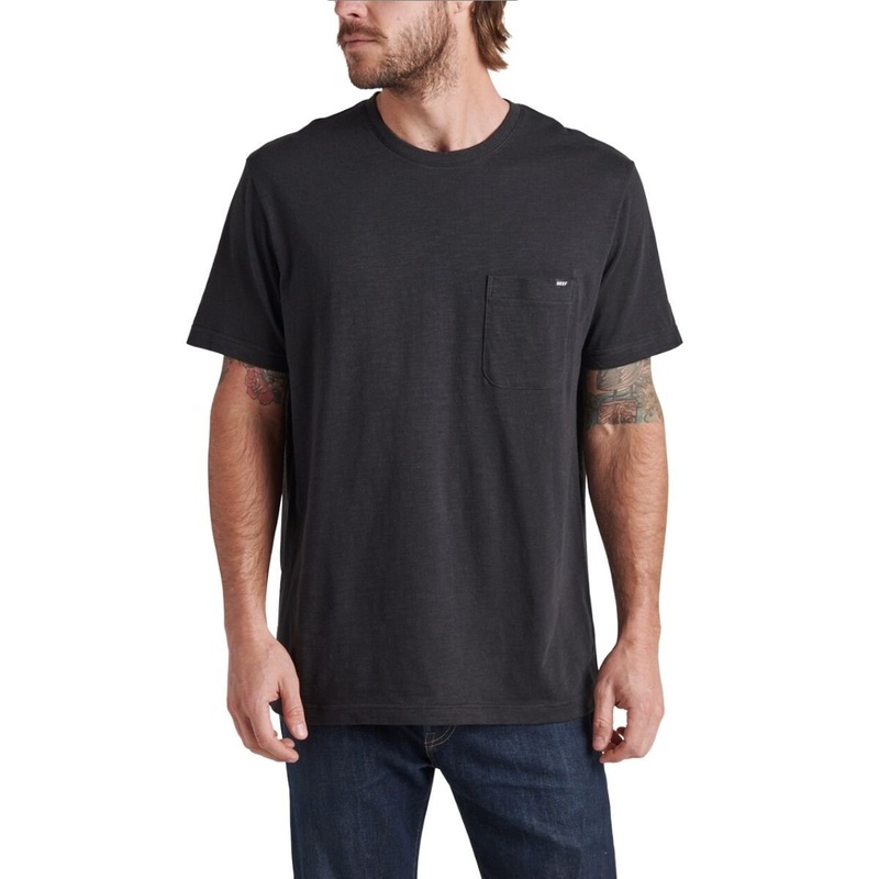 Reef Humboldt Short Sleeve Men’s Pocket Tee in Caviar