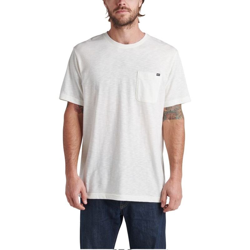 Reef Humboldt Short Sleeve Men’s Pocket Tee in Marshmallow