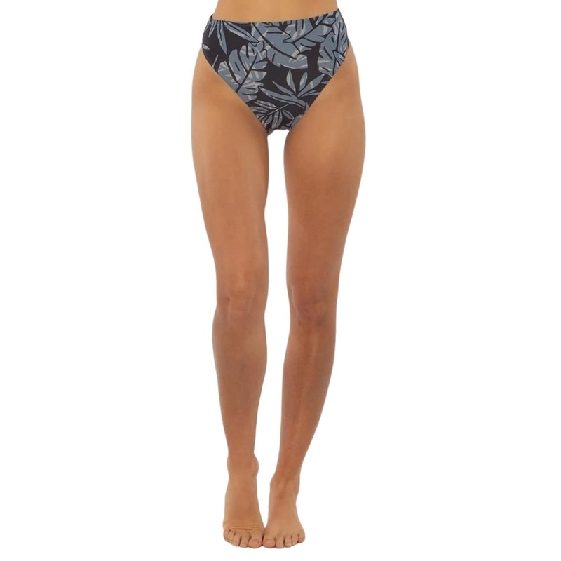Sisstrevolution Teagan Knit High Waist Bikini Bottoms in Deep Navy