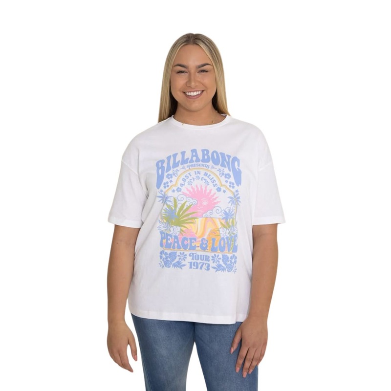 Billabong Peace and Love Women’s Top in Salt Crystal