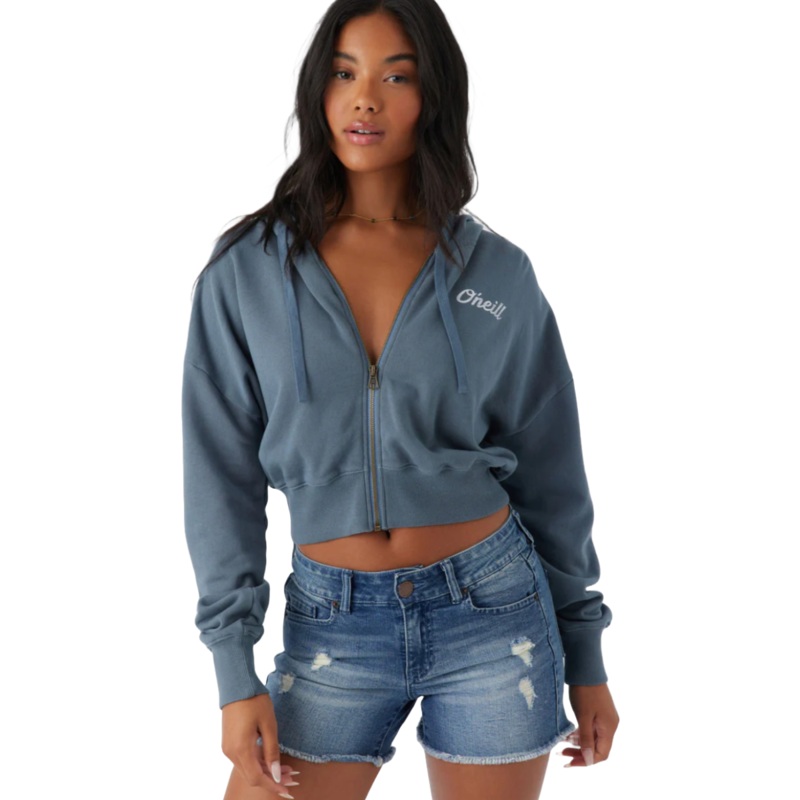 O’Neill Darcie Zip Hoody in Washed Slate