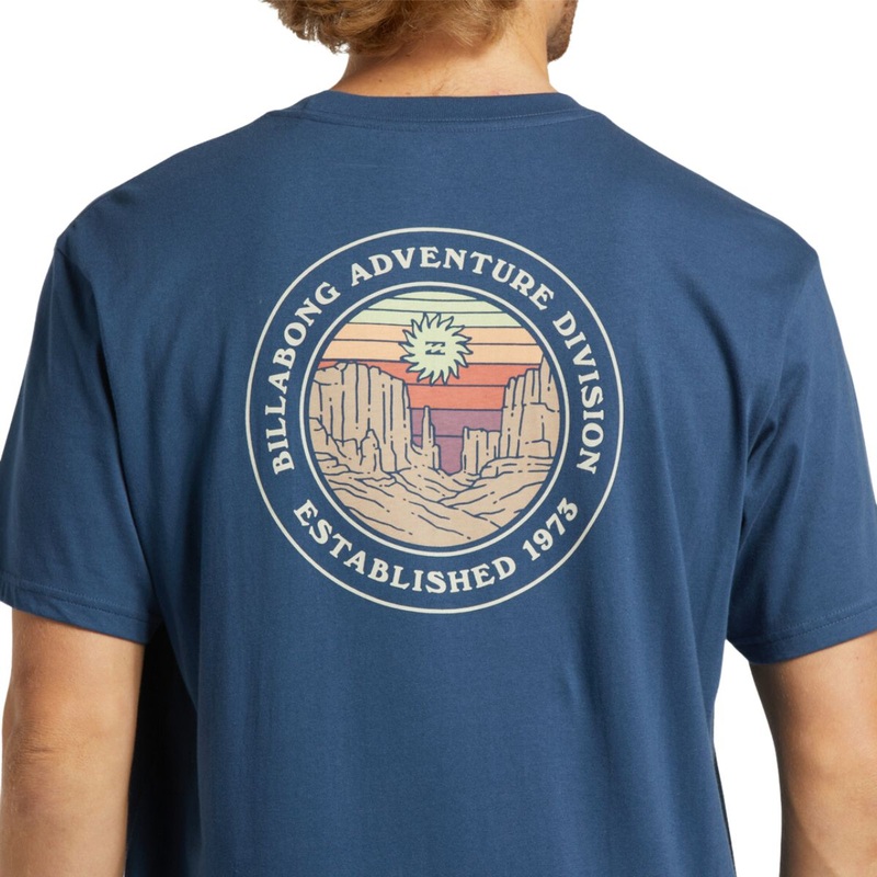 Billabong Rockies Tee in Space Blue