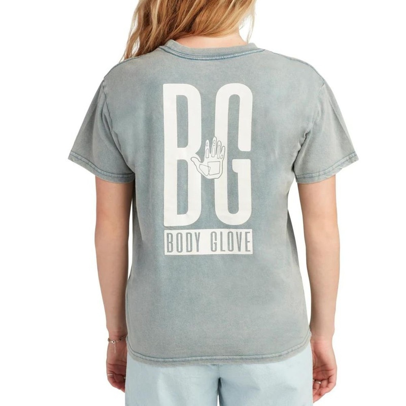 Body Glove Women’s Core Tee Stand Tall in Pacific Blue