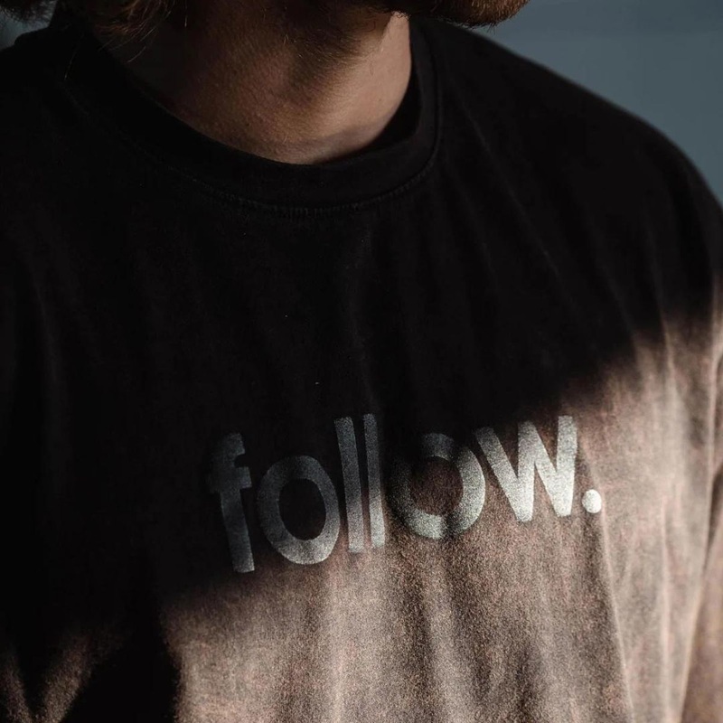 Follow Corp Acid Mens Tee in Black