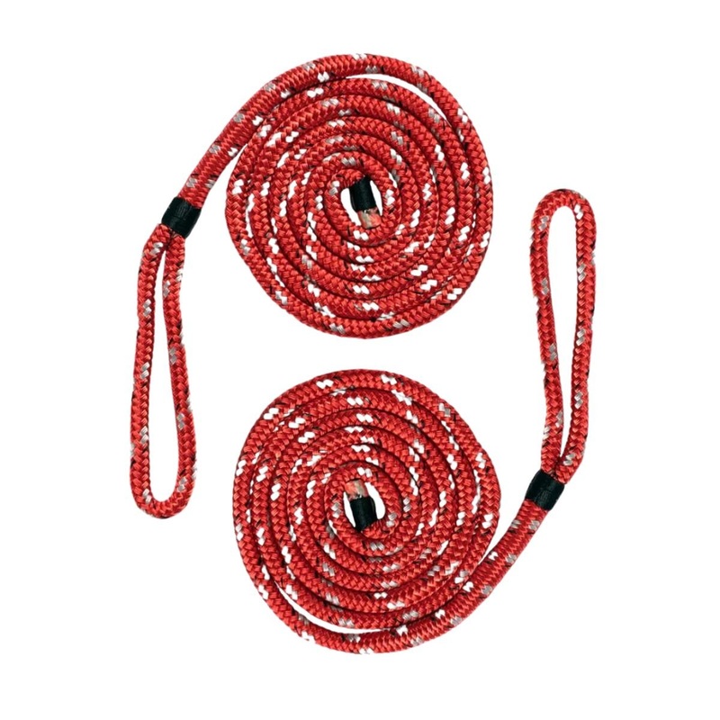 Mission Fender Lines (2-Pack) 3/8” 6 Ft long in Red Rocks