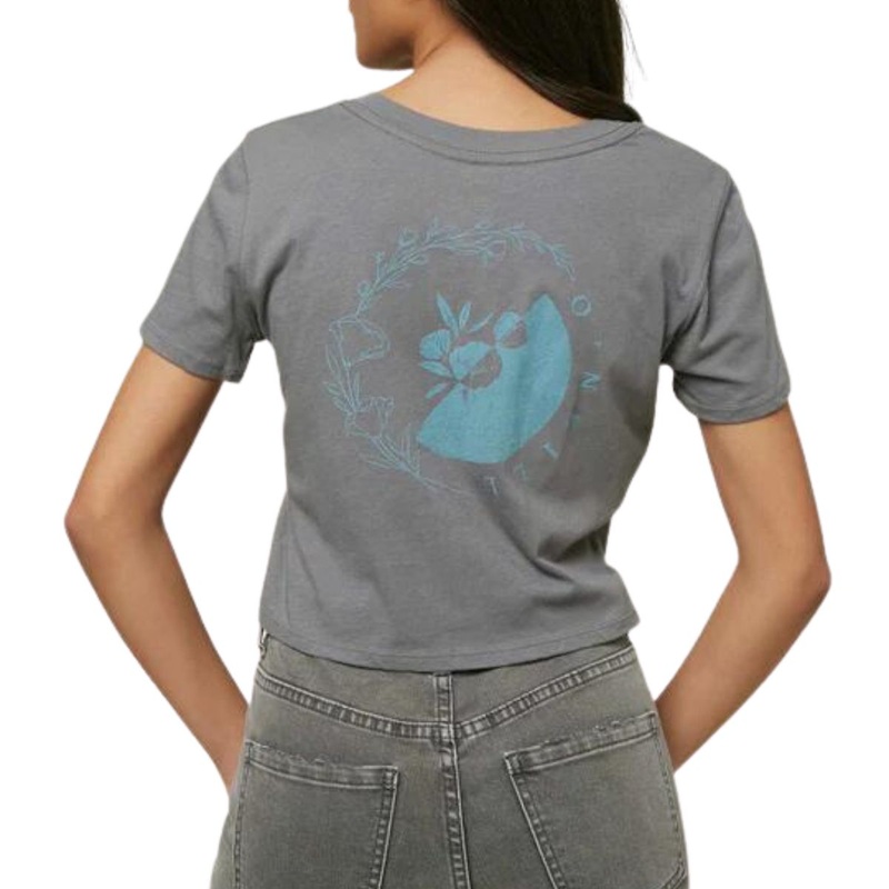 O’Neill Shell Yea Women’s Tee in Smoked Pearl