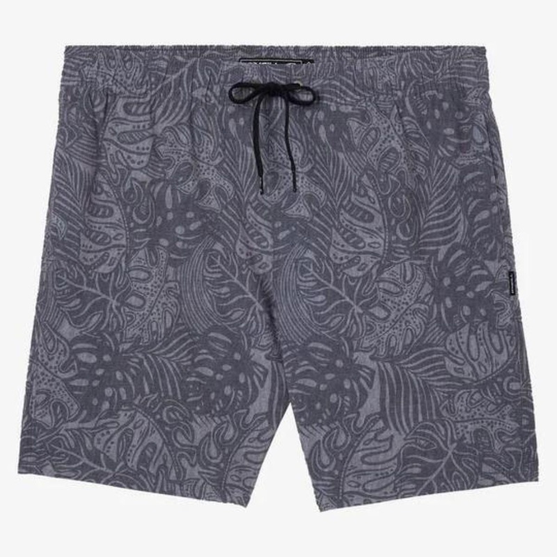 O’Neill Stockton Print E-Waist 18″ Hybrid Shorts in Graphite