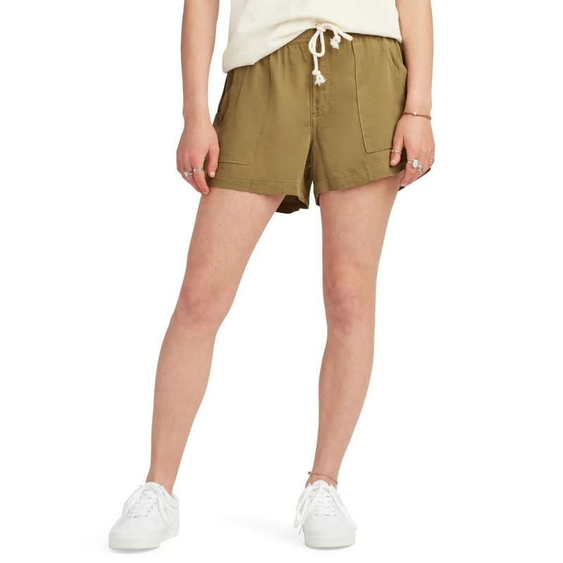 Body Glove Women’s Paper Bag Waist Short in Fern Green