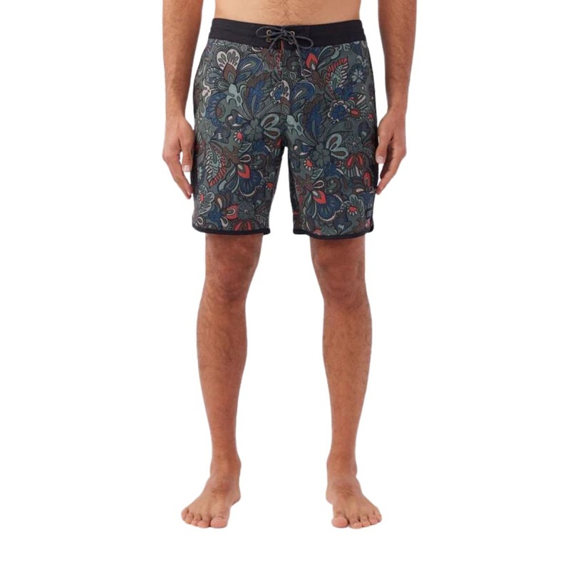 O’Neill Cruzer Scallop 18″ Boardshorts in Dark Olive