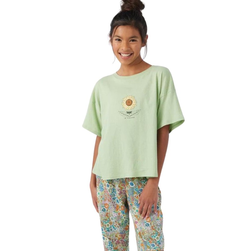 O’Neill Girls Sunflower Tee in Oasis