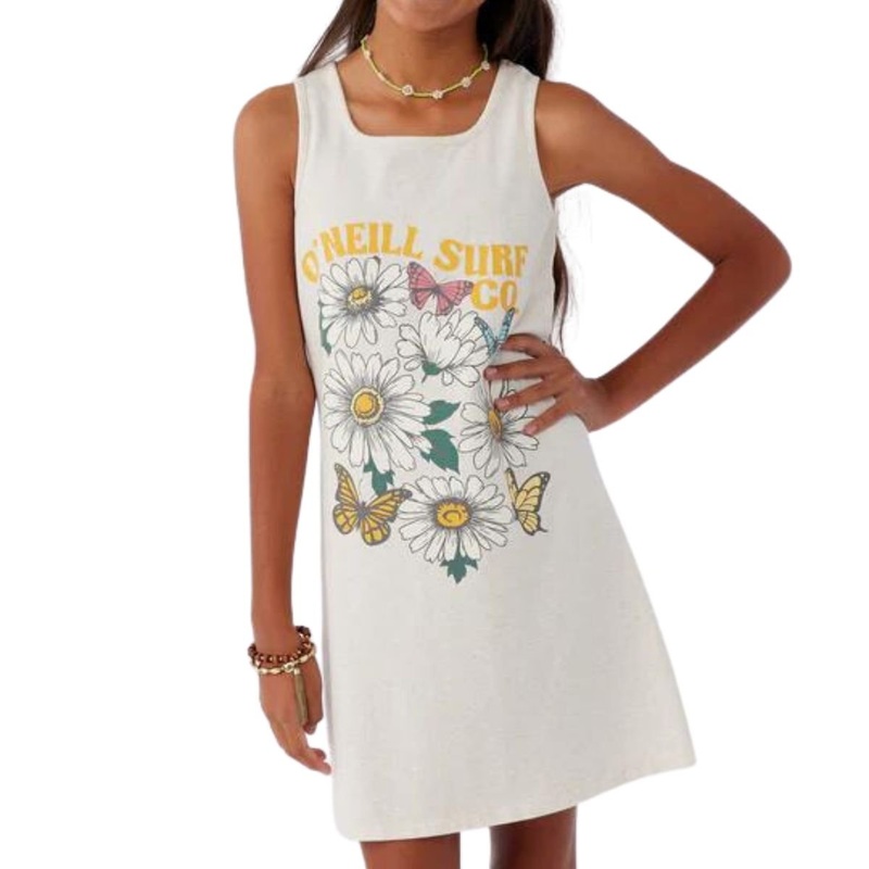 O’Neill Girls Talia Dress in Oatmeal Heather