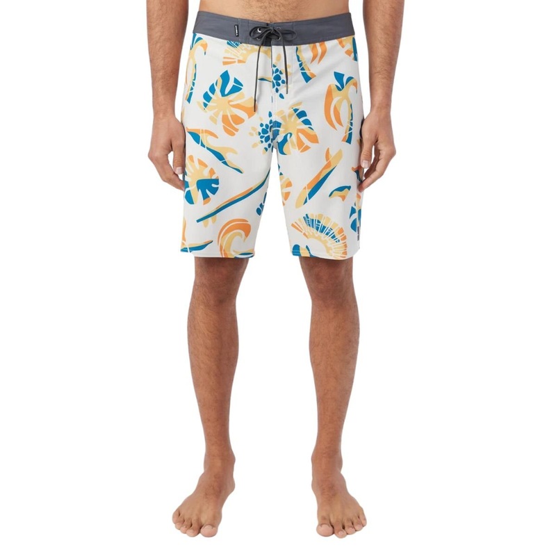 O’Neill Hyperfreak Mysto 20″ Boardshorts in Cream