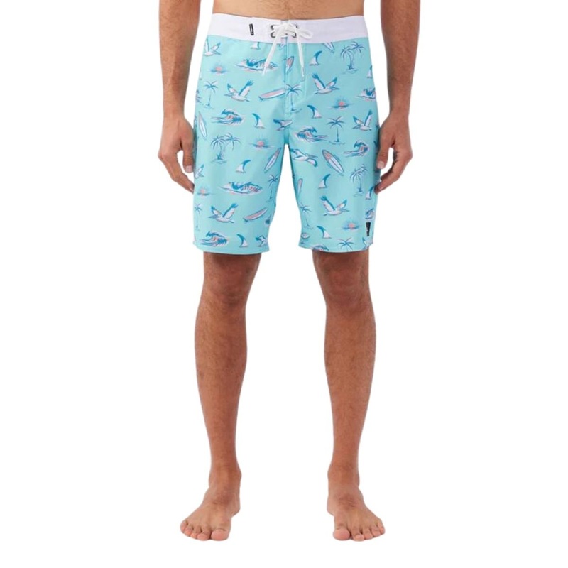 O’Neill Hyperfreak Mysto 20″ Boardshorts in Turquoise