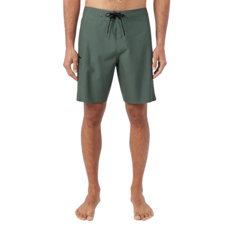 O’Neill Hyperfreak Tech Solid 19″ Boardshorts in Dark Olive