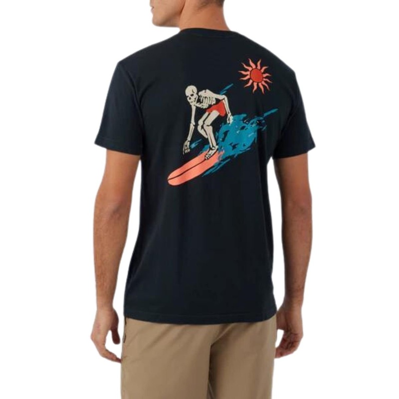 O’Neill Knuckle Dragger Tee in Dark Charcoal