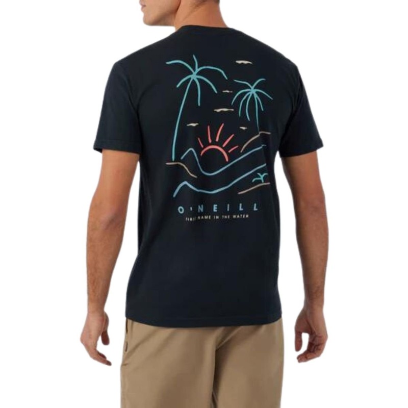 O’Neill Stir It Up Tee in Dark Charcoal