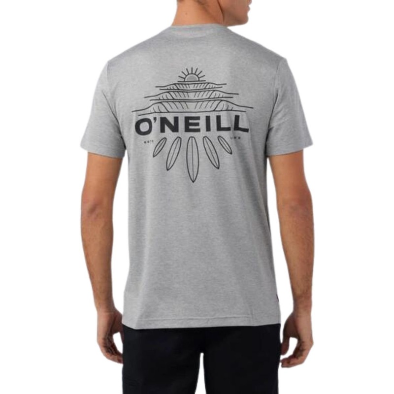 O’Neill TRVLR UPF Tee in Heather Grey