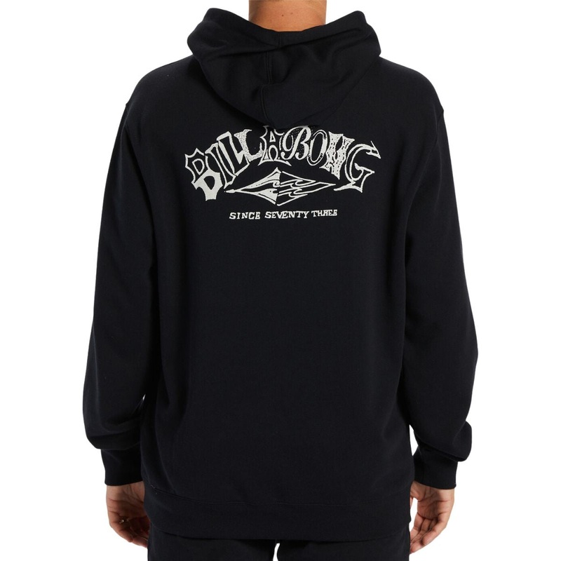 Billabong Short Sands Pullover Hoodie in Black