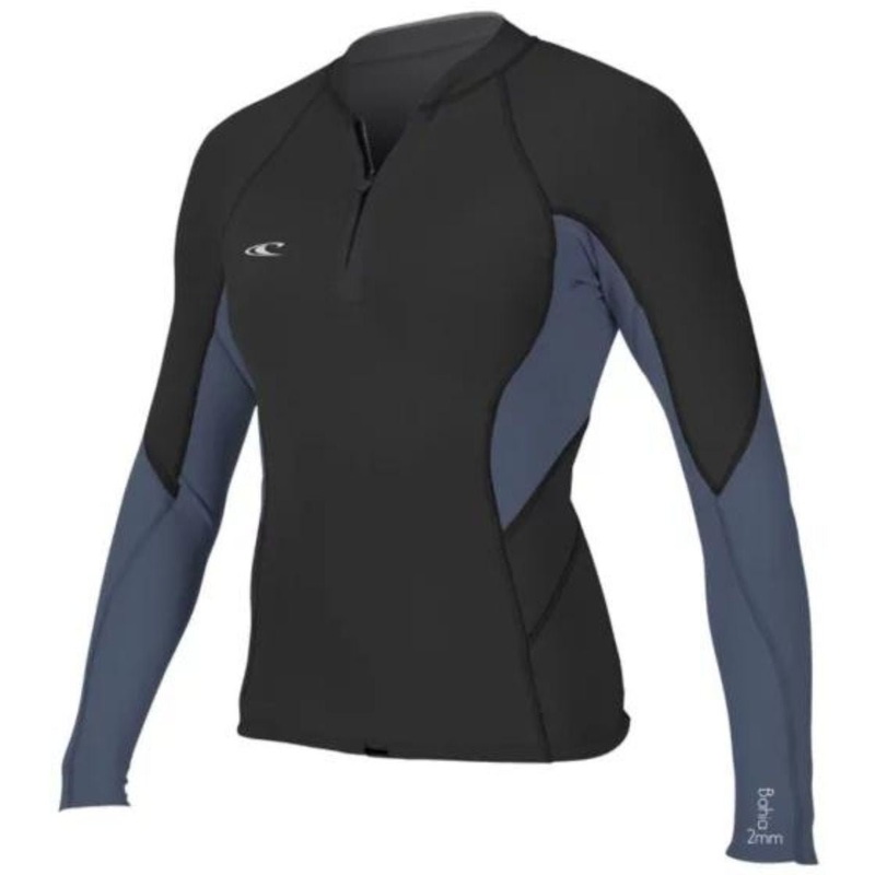 O’Neill Women’s Bahia Front-Zip Jacket 1MM Black/Mist/Black