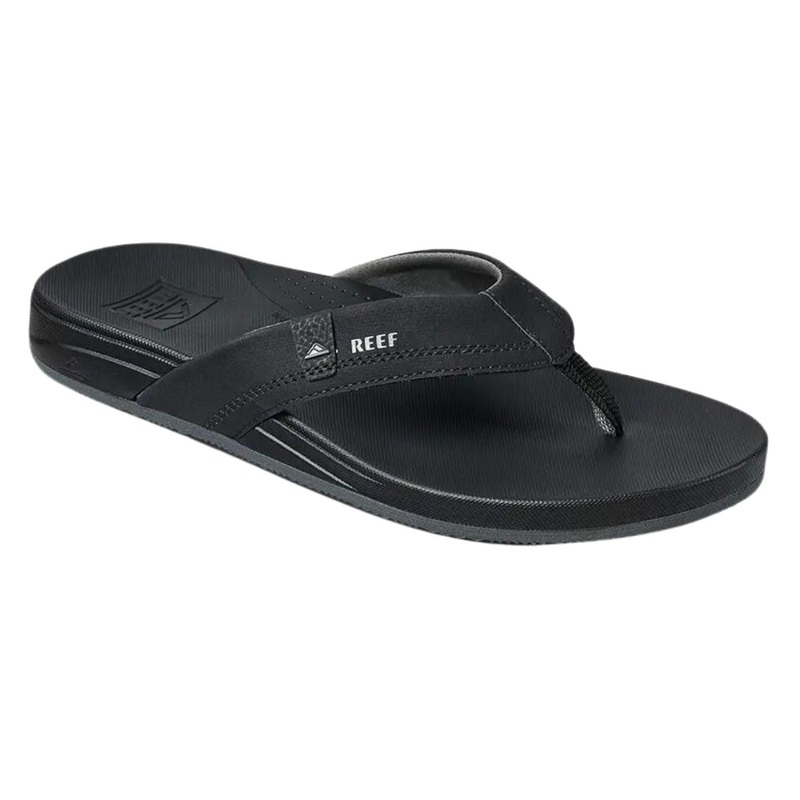 Reef Cushion Spring Men’s Sandal in Black/Grey