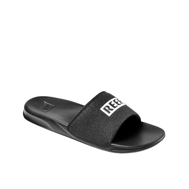 Reef One Slide Men’s Sandal in Black/White