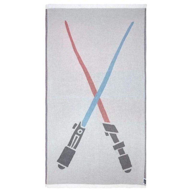 Sand Cloud Star Wars Light Saber Beach Towel