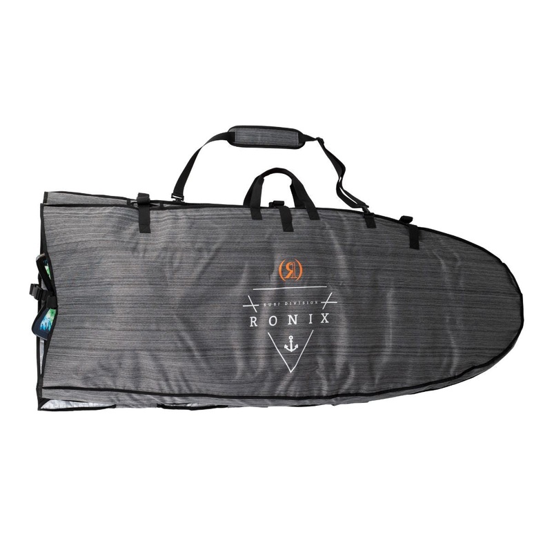 Ronix Bimini Top 4 Board Surf Case – Heather Grey / Orange