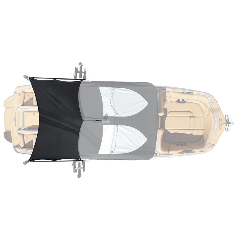5′ Folding Canopy Mounted Shade Sail, 83″-85″ Wide