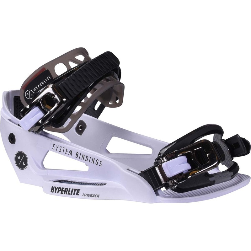Hyperlite System Lowback Wakeboard Bindings 2024 in White