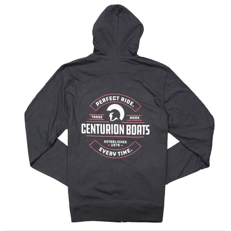 Centurion Ride Full-Zip Hoodie in Black