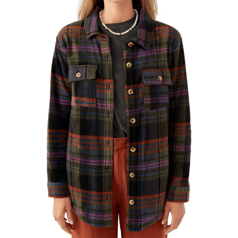O’Neill Collins Printed Superfleece in Black
