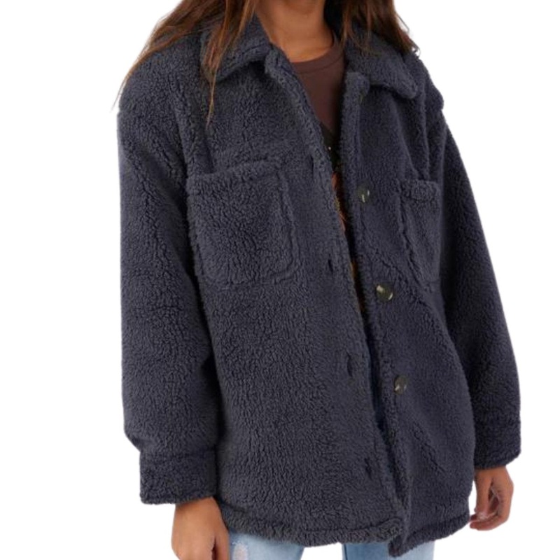 O’Neill Heath Solid Fleece Jacket in Periscope