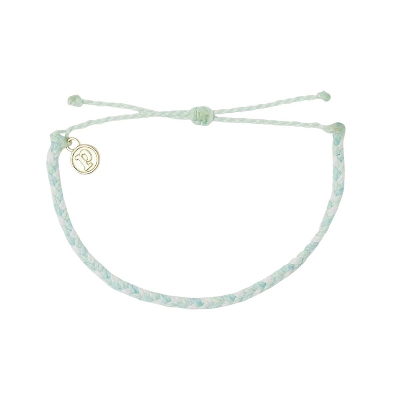 Pura Vida Mini Braided Bracelet in Cool Shoreline