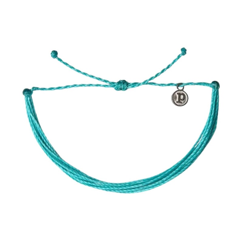 Pura Vida Solid Original Bracelet in Pacific Blue