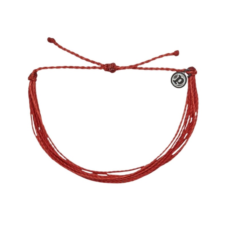 Pura Vida Solid Original Bracelet in Red