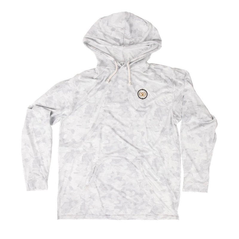 Ronix Men’s UV Shade Wick Dry Hoodie in Blizzard Camo