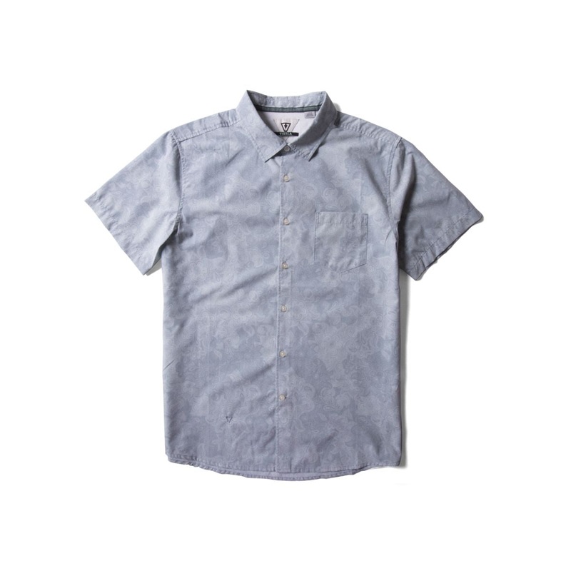 Vissla Panorama Eco SS Shirt in Stone Blue