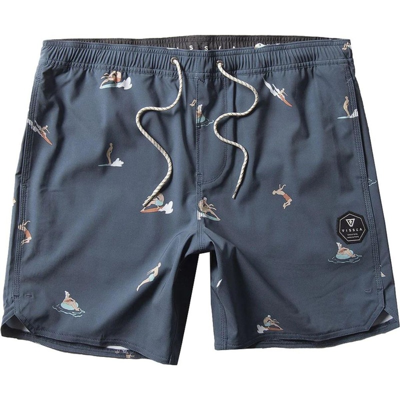 Vissla Radical 17.5″ Ecolastic Boardshorts in Dark Slate