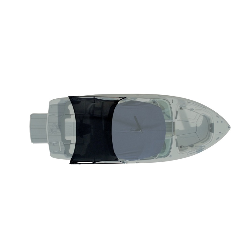 5′ Tower Mounted Shade Sail 23′ Chaparral with Velocity Tower