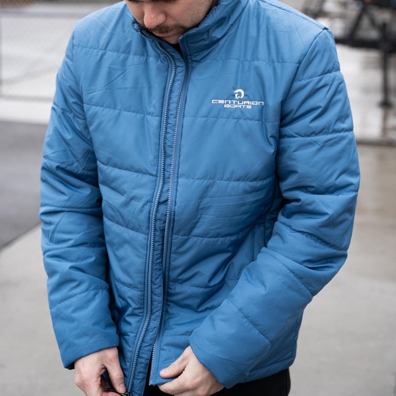 Centurion Puffer Jacket in Dusk Blue