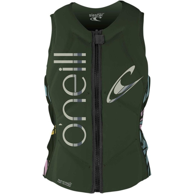 O’Neill Women’s Slasher Comp Vest DKOLIVE/BAYLEN