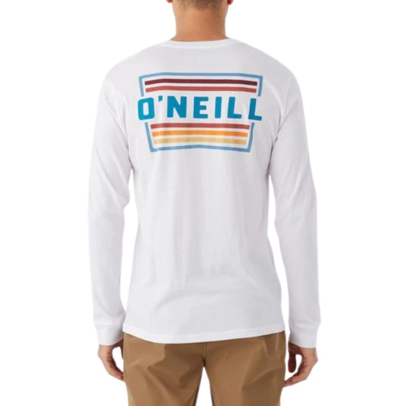 O’Neill Working Stiff Long Sleeve Tee in White
