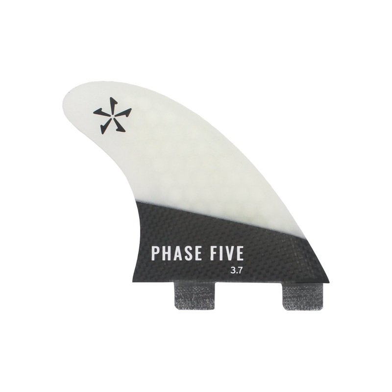 Phase 5 Honeycomb Twin Fin Set in Black/White