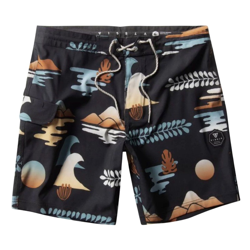 Vissla The Isle 17.5″ Boardshort in Black